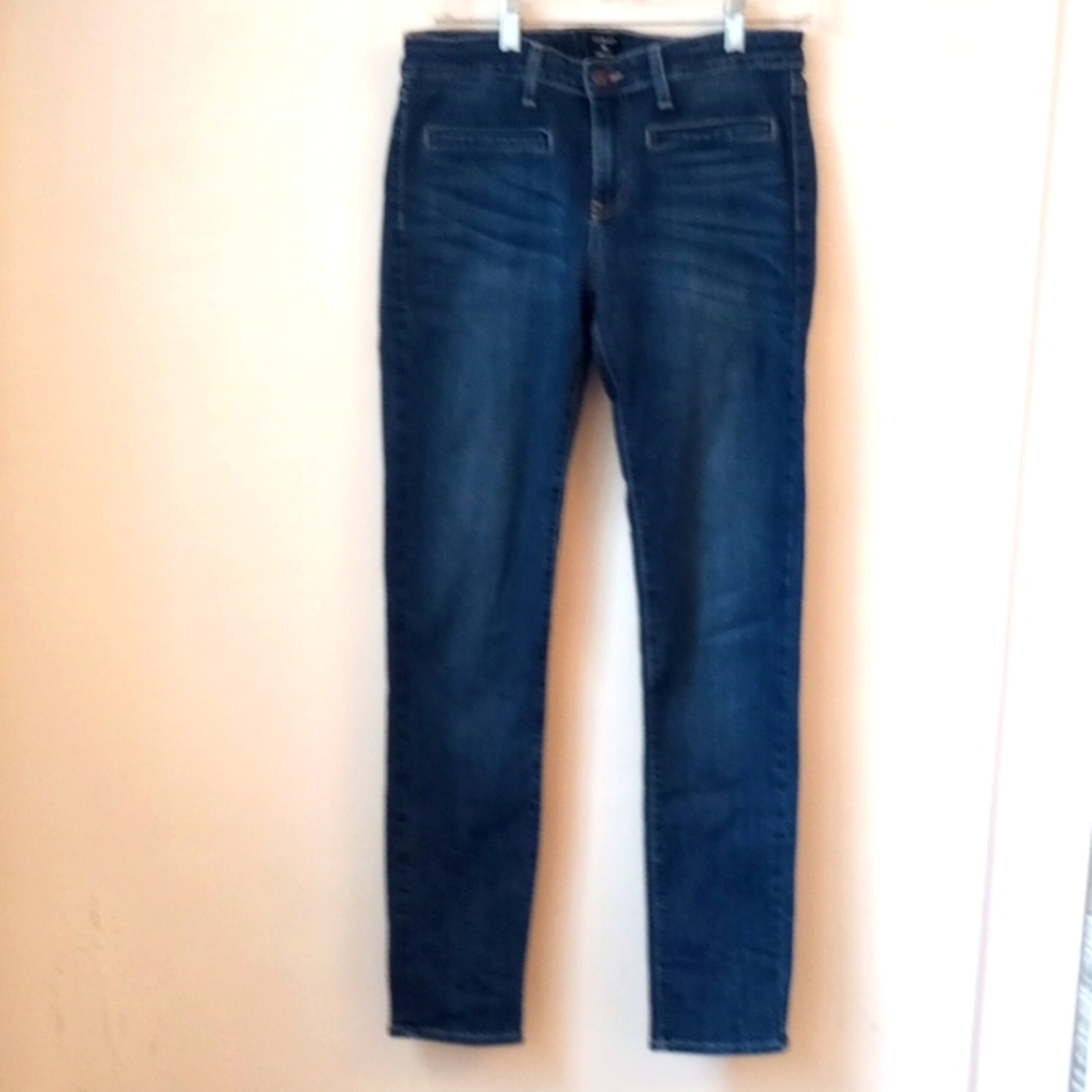 Just Black High Rise Skinny Stretch Ankle Jeans